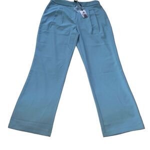 Sincerely Jules NWT Pleated Straight Leg Trousers Light Blue L